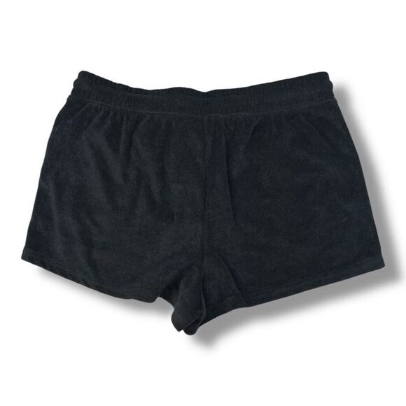 Fabletics Island Terry Black Athletic Shorts Size Large - Picture 3 of 5